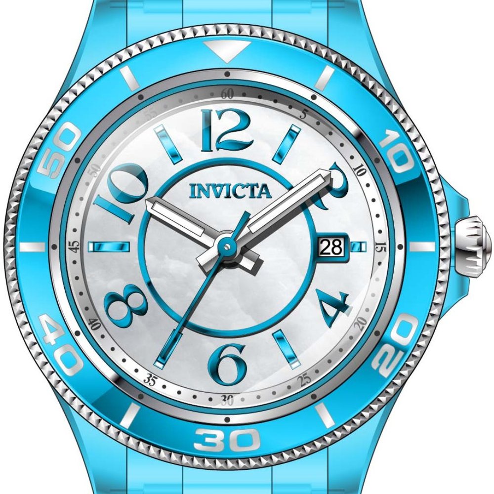Invicta Anatomic Mother of Pearl Lady Quartz Watch